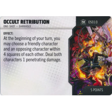 Tarjeta de Heroclix One Shot - Occult Retribution OS010