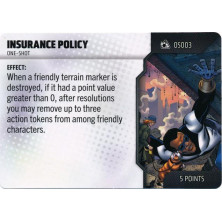 Tarjeta de Heroclix One Shot - Insurance Policy OS003