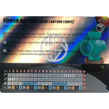 Tarjeta de Heroclix - Power Battery (blue lantern corps) LR107
