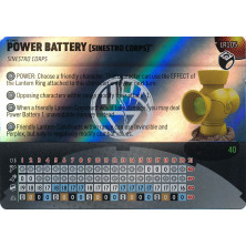 Tarjeta de Heroclix - Power Battery (sinestro lantern corps) LR105