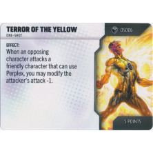 Tarjeta de Heroclix One Shot - Terror of the Yellow OS006