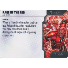 Tarjeta de Heroclix One Shot - Rage of the red OS004