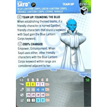 Tarjeta de Heroclix - Sayd Team up 019b.01