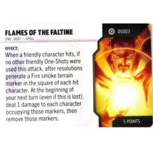 Tarjeta de Heroclix One Shot - Flames of the faltine OS003