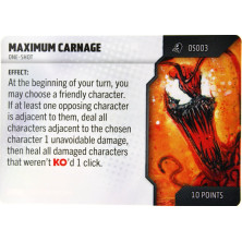 Tarjeta de Heroclix One Shot - Maximum Carnage OS003