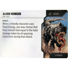 Tarjeta de Heroclix One Shot - Alien Hunger OS005
