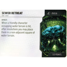 Tarjeta de Heroclix One Shot - Sewer Retreat OS016