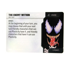 Tarjeta de Heroclix One Shot - The Enemy Within OS008