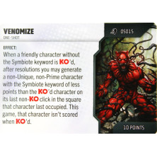 Tarjeta de Heroclix One Shot - Venomize OS015