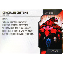 Tarjeta de Heroclix One Shot - Concealed Costume OS004