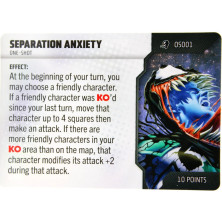 Tarjeta de Heroclix One Shot - Separation Anxiety OS001