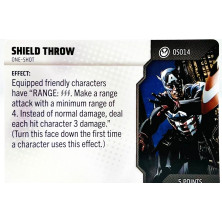 Tarjeta de Heroclix One Shot - Shield Throw OS014