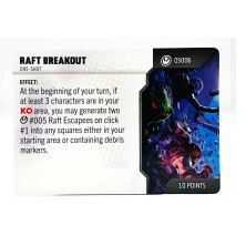 Tarjeta de Heroclix One Shot - Raft Breakout OS006