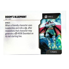 Tarjeta de Heroclix One Shot - Doom's Blueprint OS012