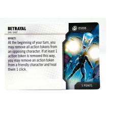 Tarjeta de Heroclix One Shot - Betrayal OS008