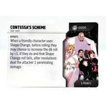 Tarjeta de Heroclix One Shot - Contessa's Scheme OS009