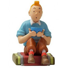 Figura PVC - Tintín sentadoTibet.