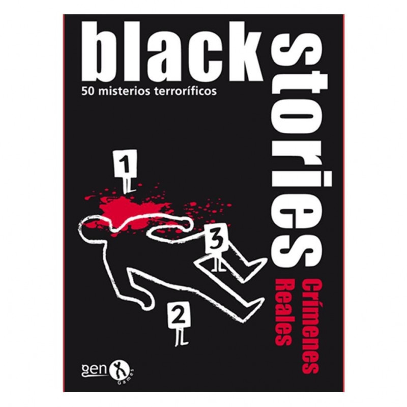 Juego de mesa Black Stories: Crímenes Reales