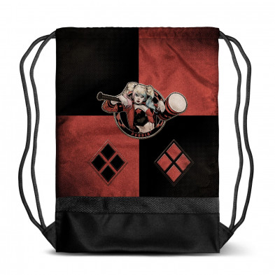 Bolsa tipo saco con diseño de Harley Quinn Bolsa tipo saco con diseño de Harley Quinn
