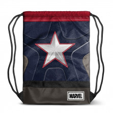 Bolsa tipo saco con diseño de Capitán América