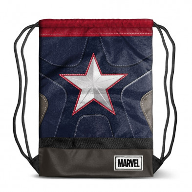 Bolsa tipo saco con diseño de Capitán América