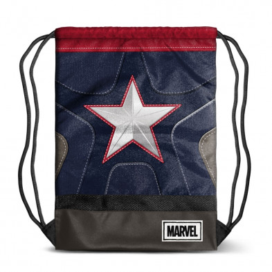 Bolsa tipo saco con diseño de Capitán América Bolsa tipo saco con diseño de Capitán América