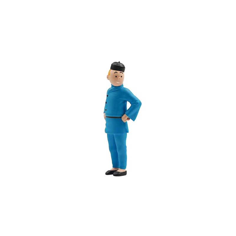 Figura PVC de Tintín - Loto azul