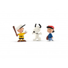 Set de figuras Peanuts - Snoopy - Beisbol