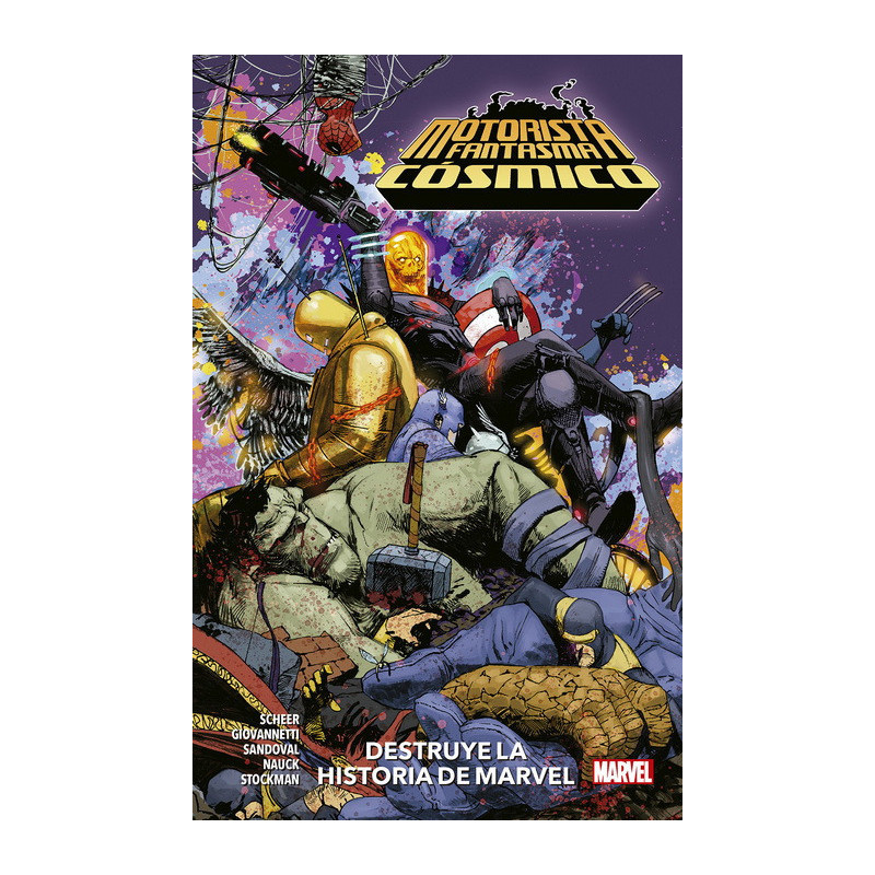 Cómic - Motorista Fantasma Cósmico: Destruye la historia de Marvel