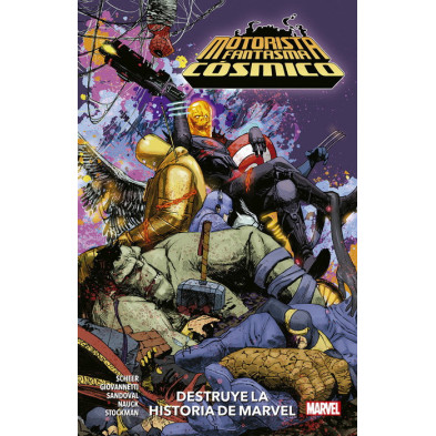 Cómic - Motorista Fantasma Cósmico: Destruye la historia de Marvel