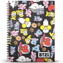 Cuaderno A5 de BT21 (BTS)