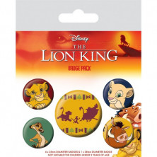 Set de chapas "Hakuna Matata" - El Rey león