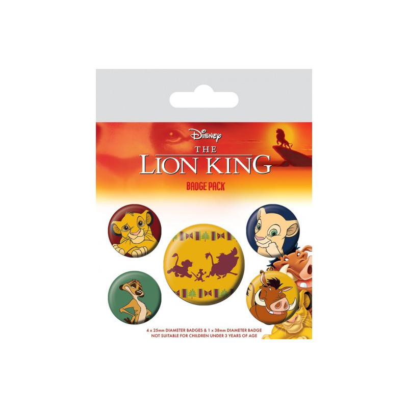 Set de chapas "Hakuna Matata" - El Rey león