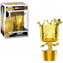 Figura Funko Pop - Groot cromado - Marvel Studios 378