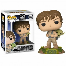 Figura Funko Pop - Star Wars 363 (40º aniversario) - Luke Skywalker y Yoda