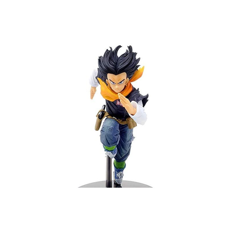 Figura Dragon Ball de Androide 17 - World Figure Colosseum - Banpresto