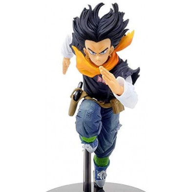 Figura Dragon Ball de Androide 17 - World Figure Colosseum - Banpresto