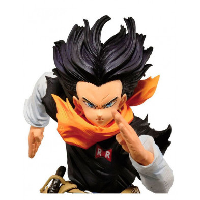 Figura Dragon Ball de Androide 17 - World Figure Colosseum - Banpresto