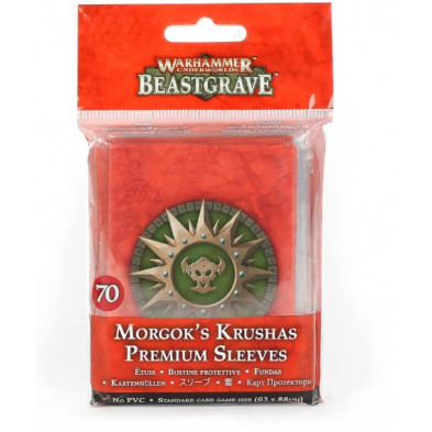 Fundas Premium - Machakantez de Morgok - Warhammer Underworlds: Beastgrave