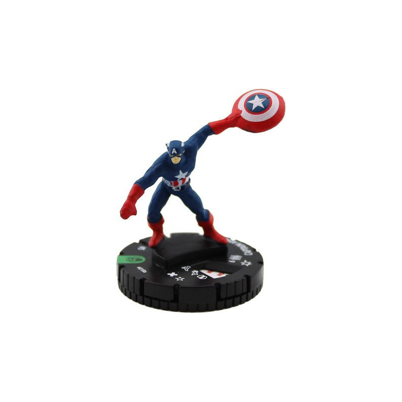Figura de Heroclix - Captain America 018a