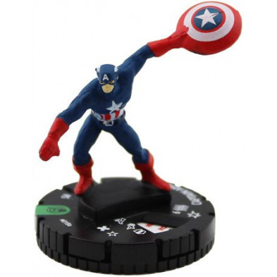 Figura de Heroclix - Captain America 018a