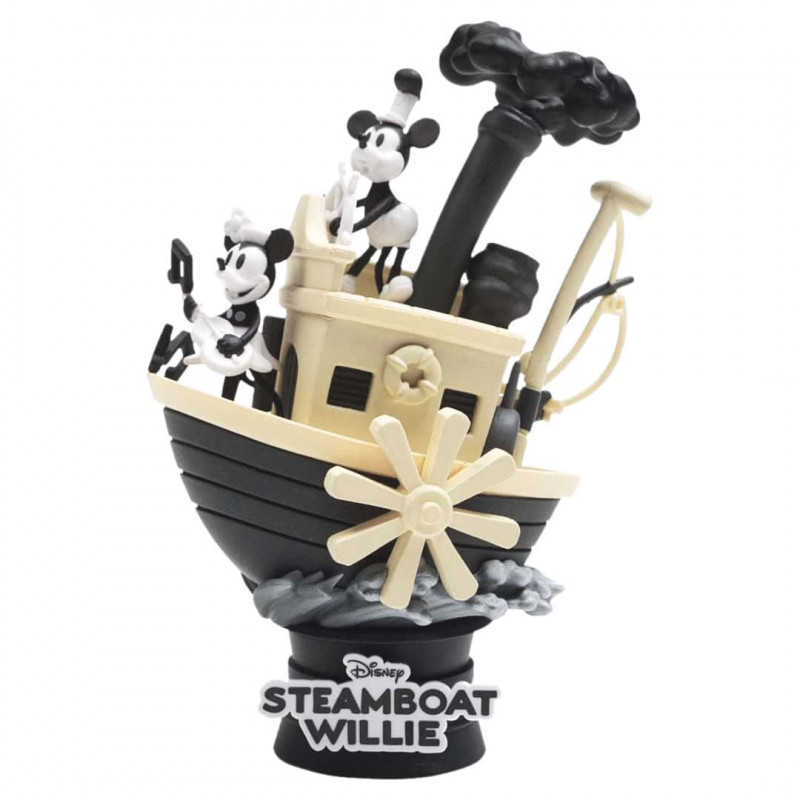 Figura diorama Disney - Steamboat Willie - Mickey Mouse
