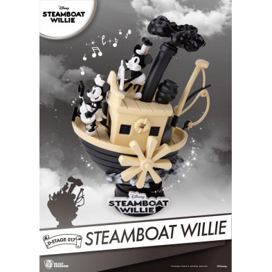 Figura diorama Disney - Steamboat Willie - Mickey Mouse
