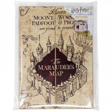 Libreta Harry Potter - Mapa de los merodeadores