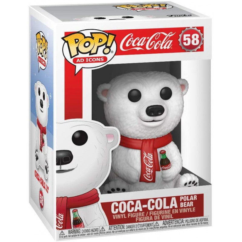 Figura Funko Pop - Iconos publicidad - Oso Polar - Coca-Cola
