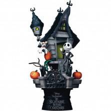 Figura diorama diorama Disney - Casa encantada de Jack Skellington - Pesadilla antes de Navidad