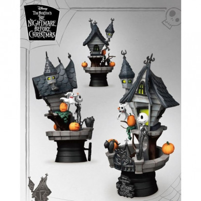 Figura diorama diorama Disney - Casa encantada de Jack Skellington - Pesadilla antes de Navidad