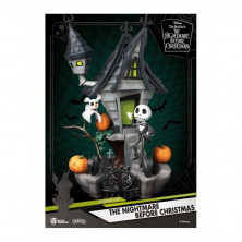 Figura diorama diorama Disney - Casa encantada de Jack Skellington - Pesadilla antes de Navidad
