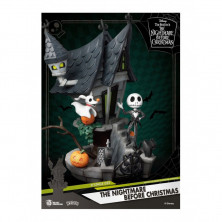 Figura diorama diorama Disney - Casa encantada de Jack Skellington - Pesadilla antes de Navidad