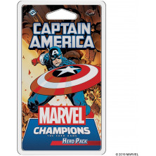 Juego de cartas - Pack de héroe para "Marvel Champions" - Capitán América